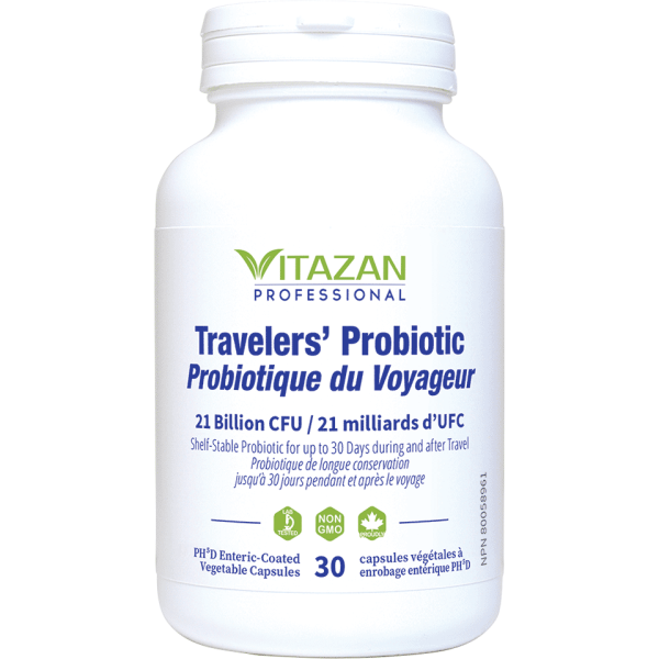 Travelers’ Probiotic, 30 Veg Caps, Vitazan