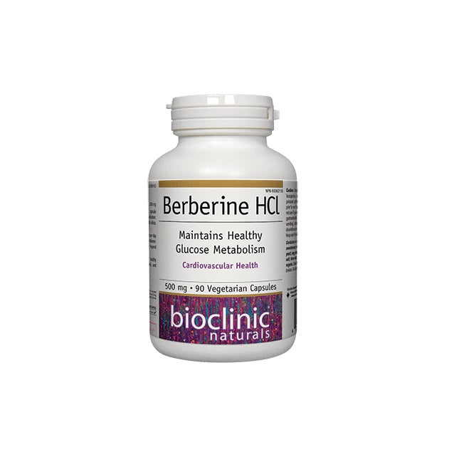Berberine HCl 500mg, 90 Veg Caps Bioclinic