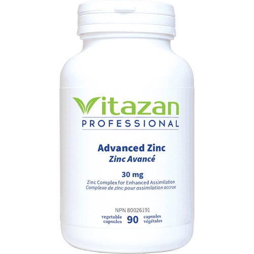 Advanced Zinc 30mg, 90 Veg Caps, Vitazan