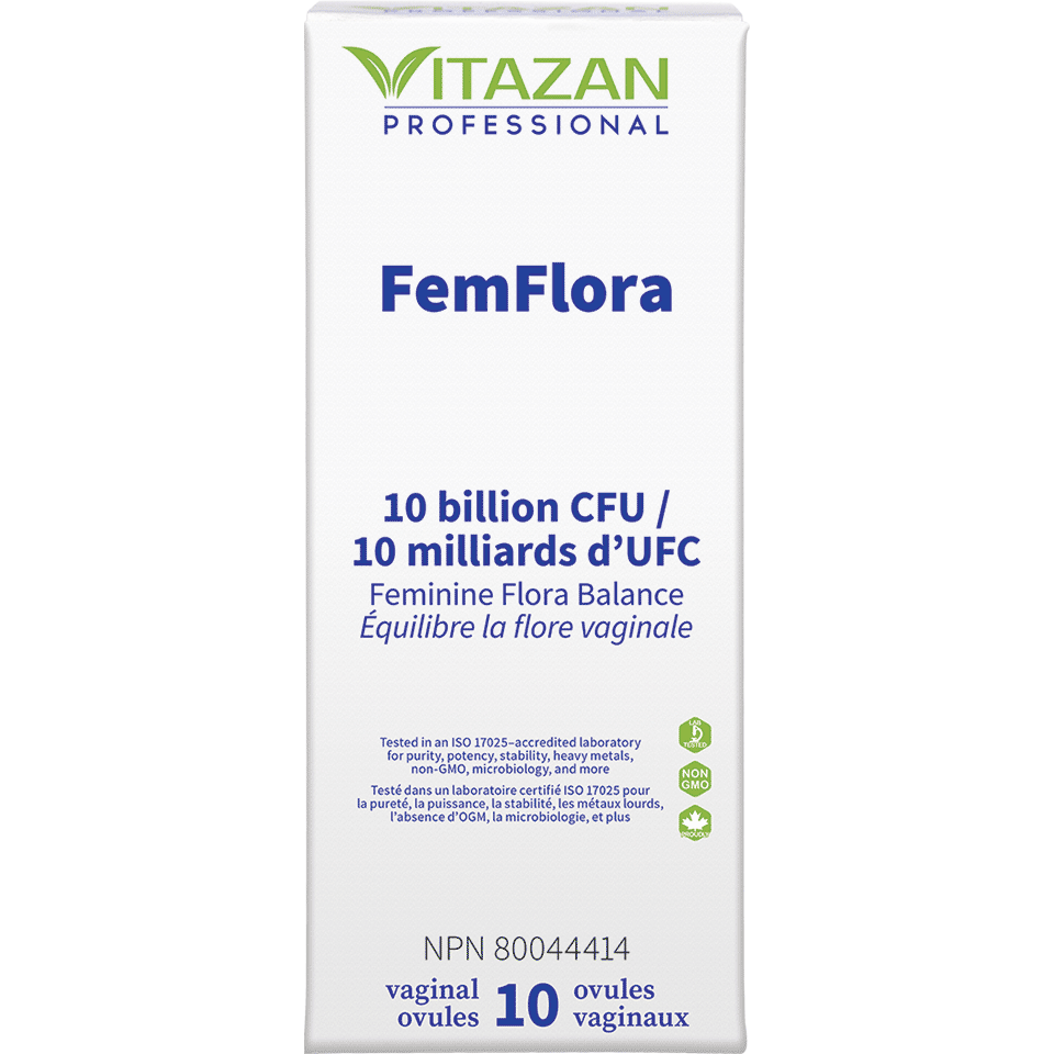 FemFlora 10 vaginal ovules Vitazan