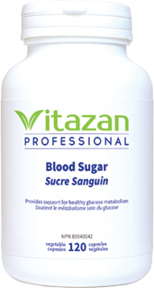 Blood Sugar, 120 Veg Caps, Vitazan