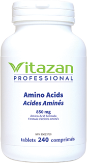 Amino Acids, 240 Tabs, Vitazan
