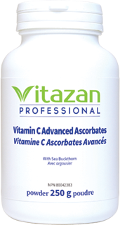 Vitamin C Advanced Ascorbate Powder, 250g, Vitazan