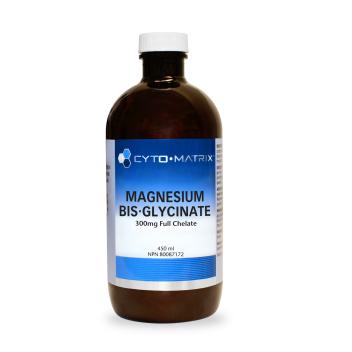 Magnesium Bis·Glycinate - 300mg Full Chelate Liquid 450 ml Cytomatrix