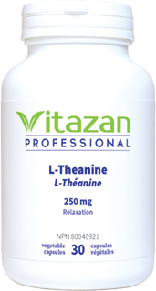 L-Theanine 250mg, 30 Caps, Vitazan