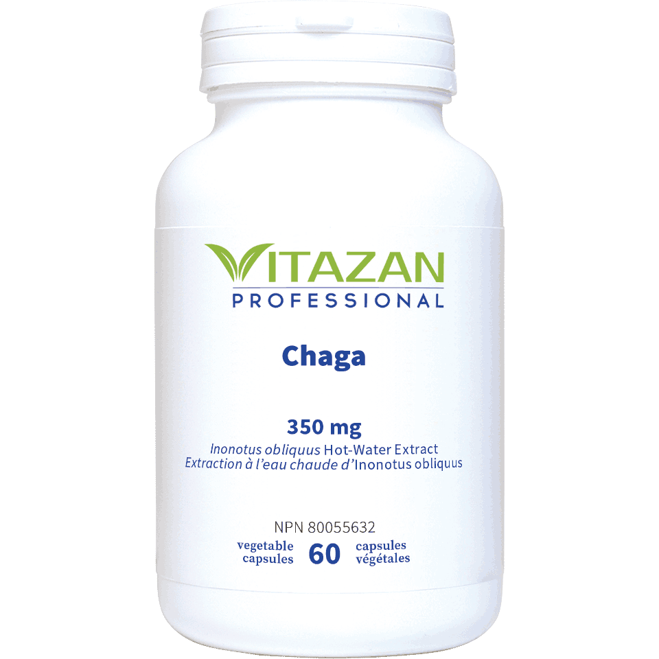 Chaga 350mg, 60 Veg Caps, Vitazan