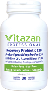 Recovery Probiotic 120, 30 Veg Caps, Vitazan