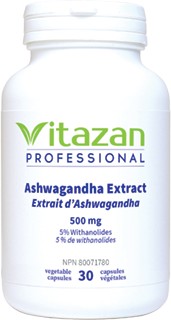 Ashwagandha Extract, 30 Veg Caps, Vitazan