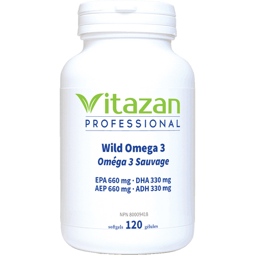 Wild Omega 3 EPA 660 - DHA 330, 120 Softgels, Vitazan