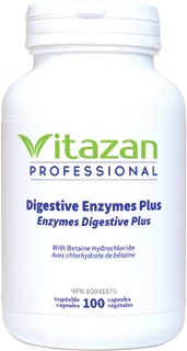 Digestive Enzymes Plus, 100 Caps, Vitazan