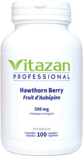 Hawthorn Berry 500mg, 100 Veg Caps, Vitazan