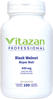 Black Walnut 440mg, 100 Veg Caps, Vitazan