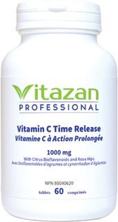 Vitamin C Time Release 1000mg, 60 Tabs, Vitazan