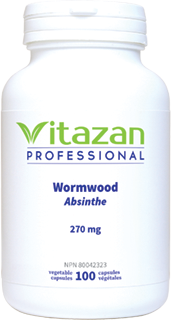 Wormwood 270mg, 100 Veg Caps, Vitazan
