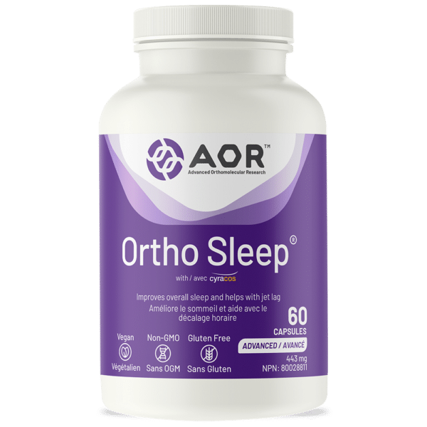 Ortho sleep, 60 and 120 Veg Caps. AOR