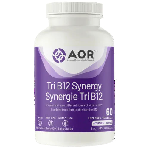 Tri B12 Synergy, 60 Lozenges, AOR