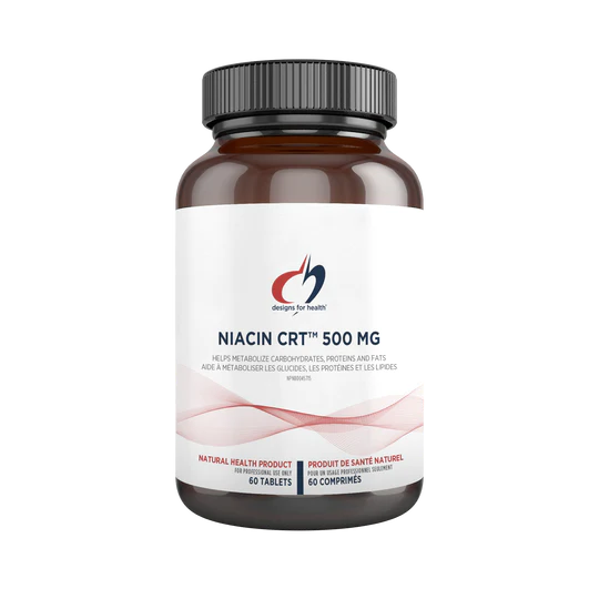 Niacin CRT™ 500 mg NE, 60 Tabs, Designs for Health