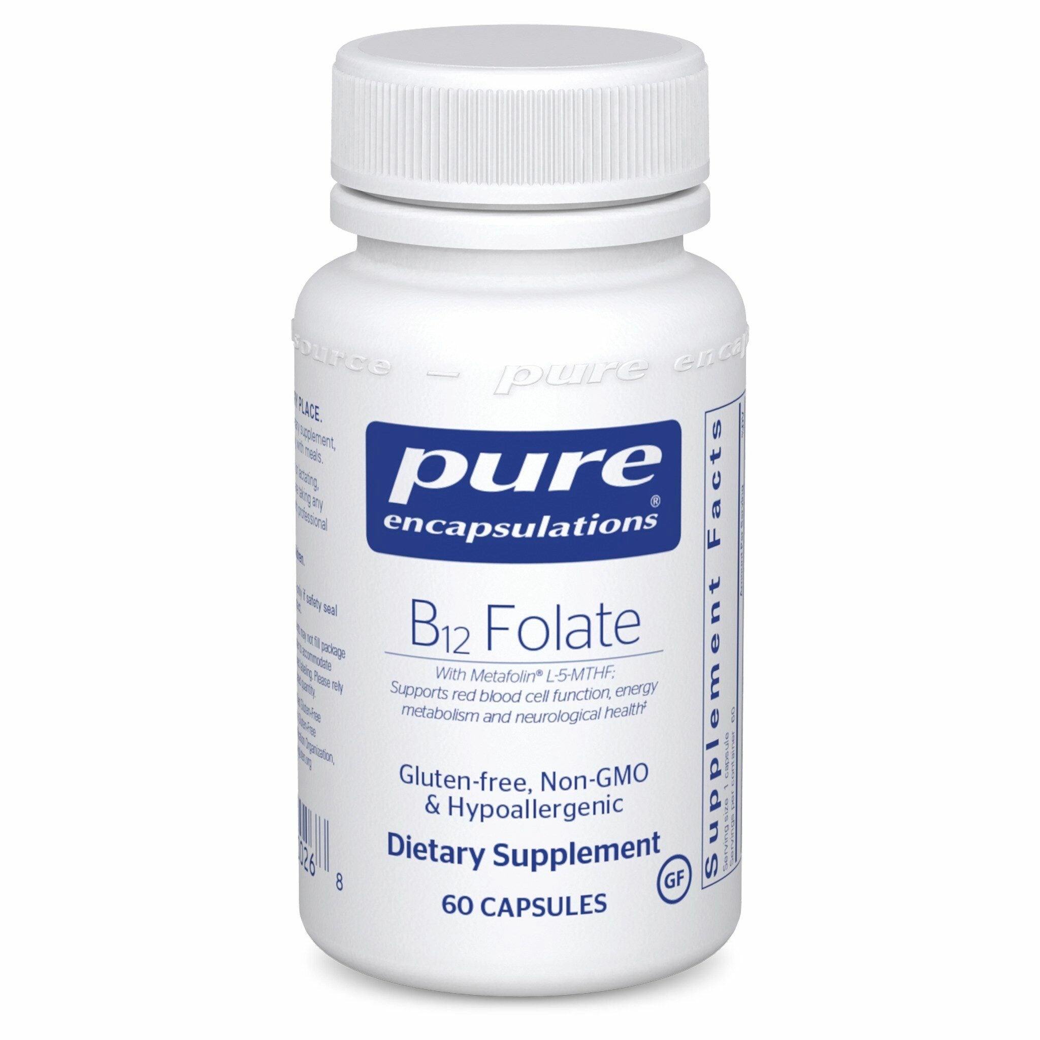 B12 Folate, 60 Veg Caps