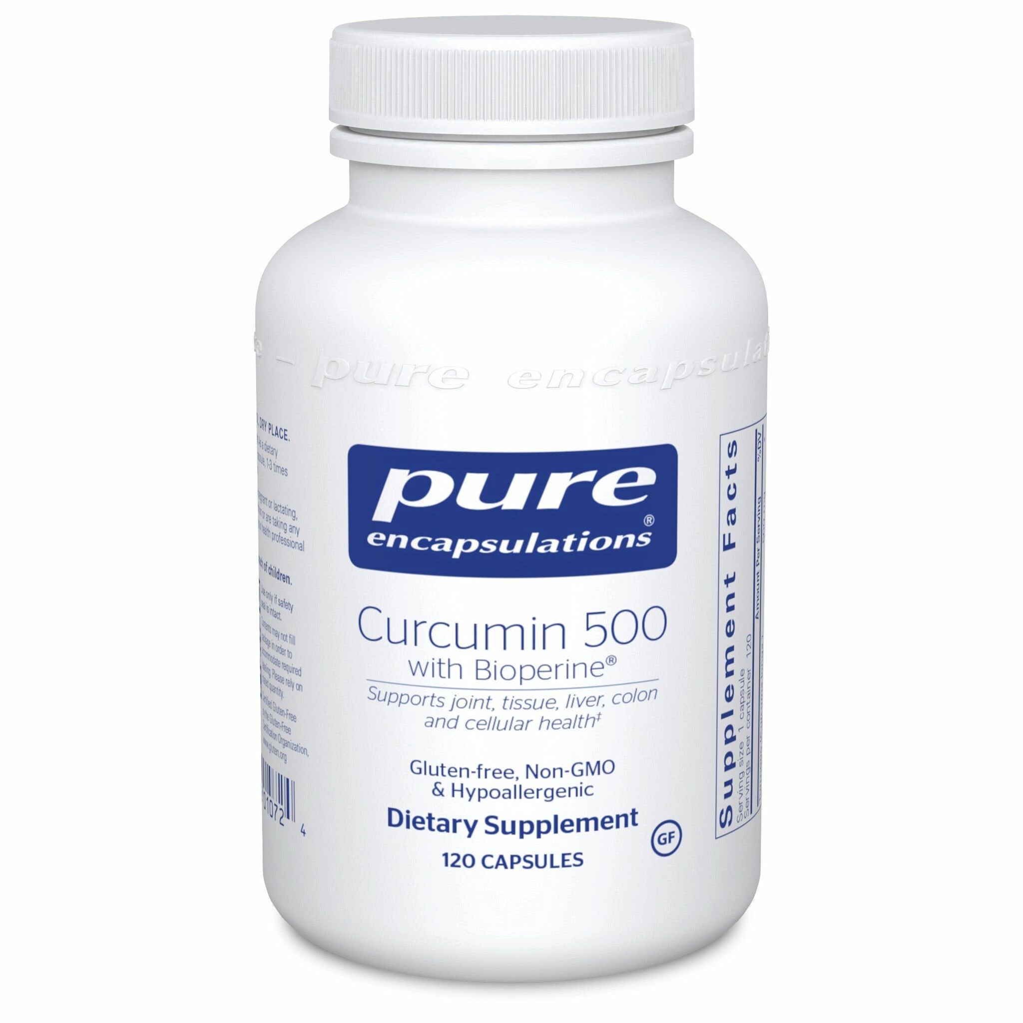 Curcumin 500 with Bioperine, 60 Veg Caps