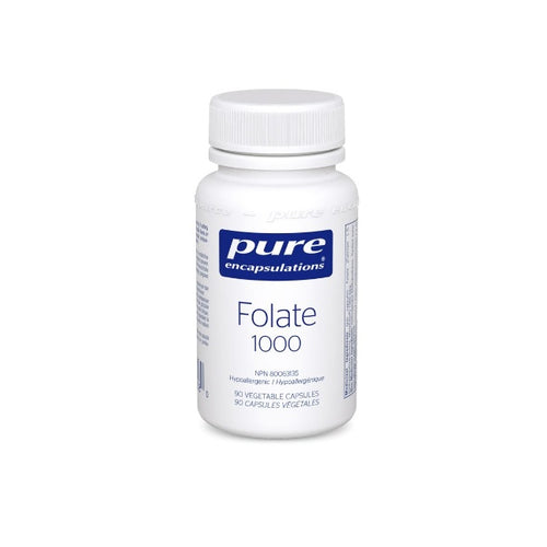Folate 1000  Pure E 90 caps 