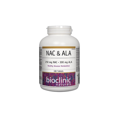 NAC 250mg & ALA 300mg, 180 Tabs