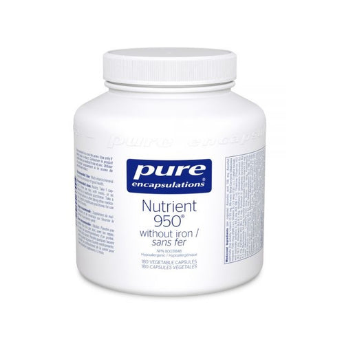 Nutrient 950® without Iron  Pure E 180 caps 