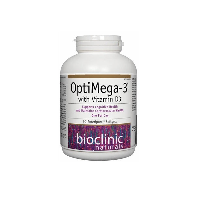 OptiMega-3 with Vitamin D3,  90 Softgels