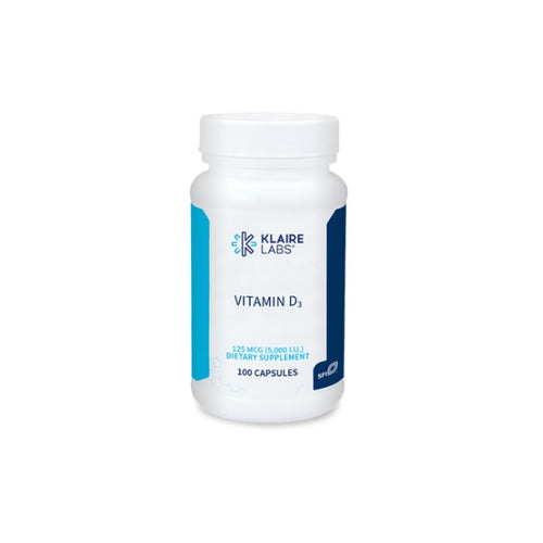 Vitamin D3 (5,000 IU)100 capsules Klaire Labs-SFI