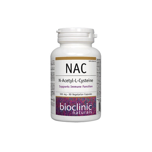 NAC (N-Acetyl-L-Cysteine) 500mg, 90 Veg Caps
